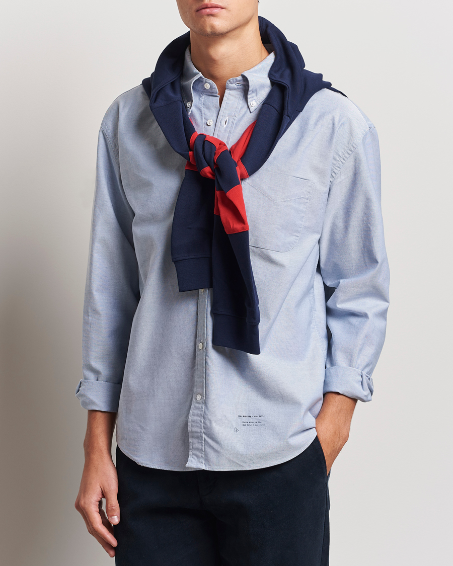 Herr |  | GANT 240 Mulberry Street | Regular Fit US Oxford Shirt Blue Water