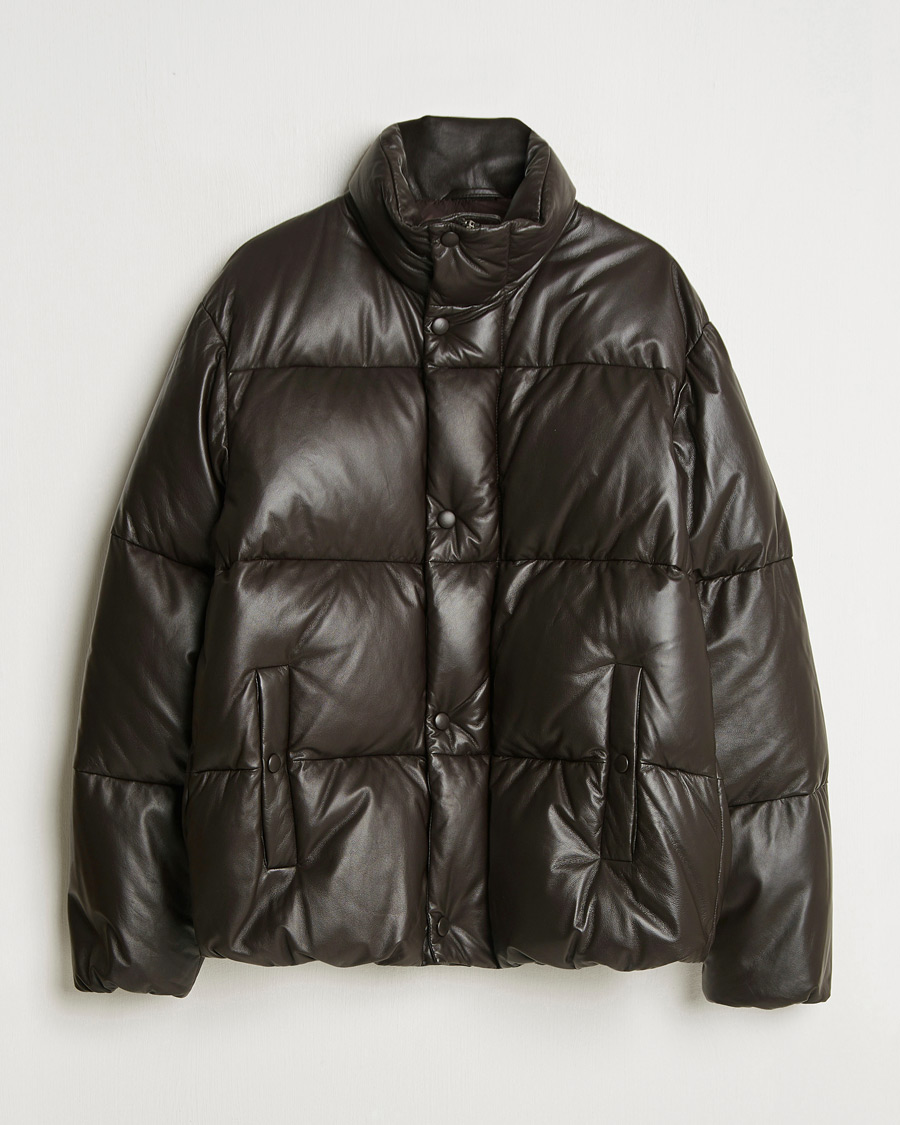 Leather outlet Puffer