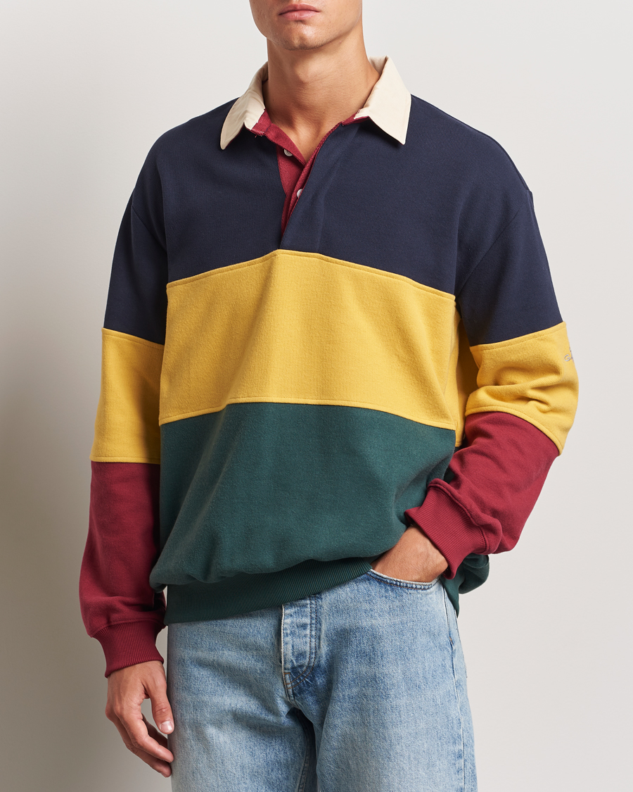 Herr |  | GANT | Sweat Color Block Heavy Rugger Evening Blue