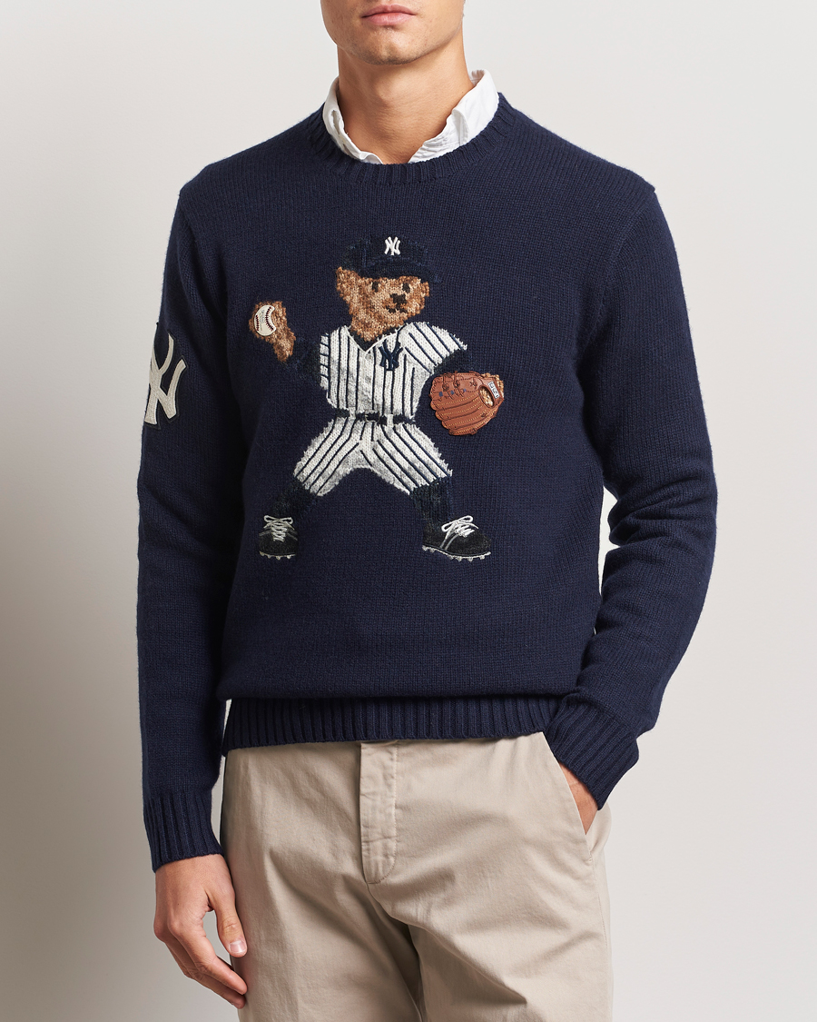 Herr |  | Polo Ralph Lauren | MLB Sweater Bear Navy Combo