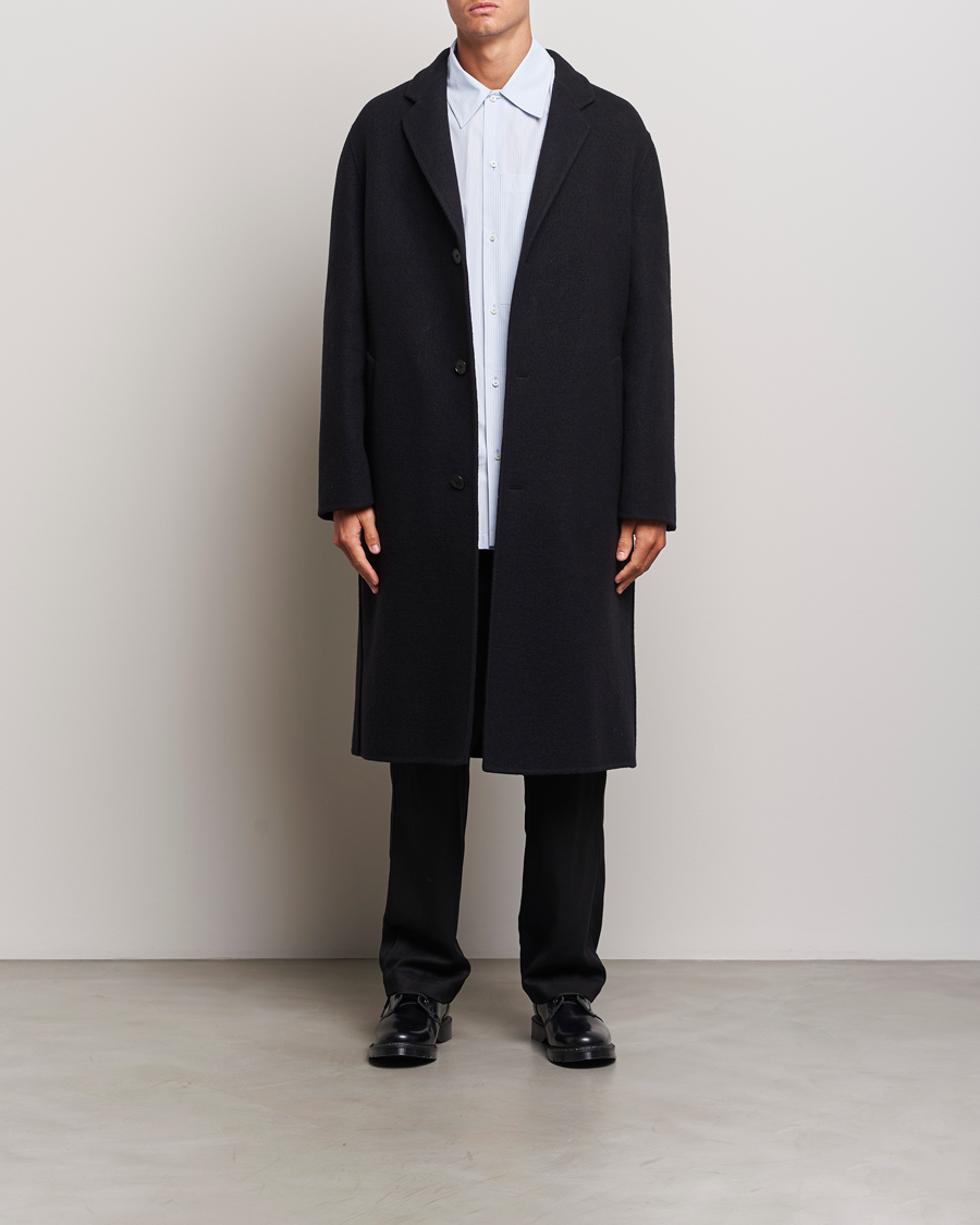 Herr | Jackor | Jil Sander | Felted Wool Coat Black