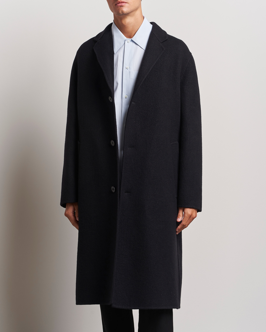 Herr |  | Jil Sander | Felted Wool Coat Black