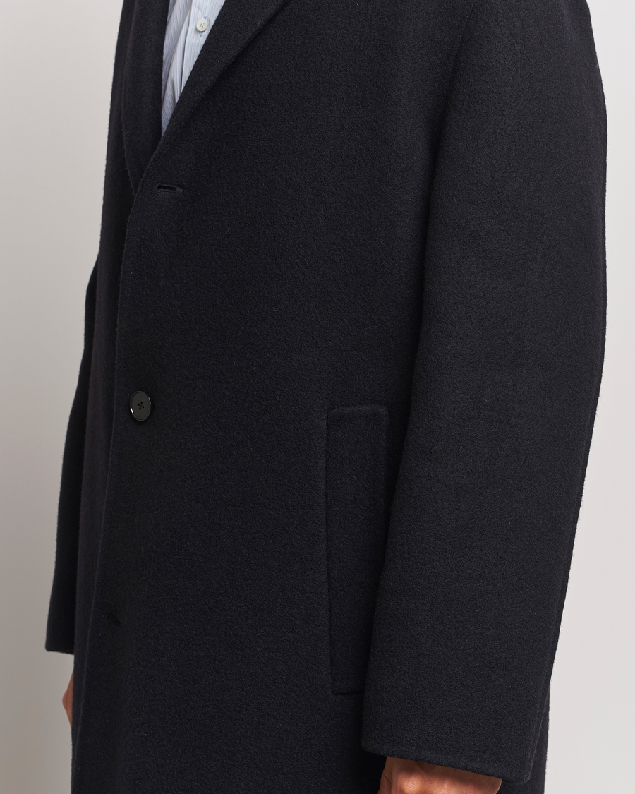Herr | Jackor | Jil Sander | Felted Wool Coat Black