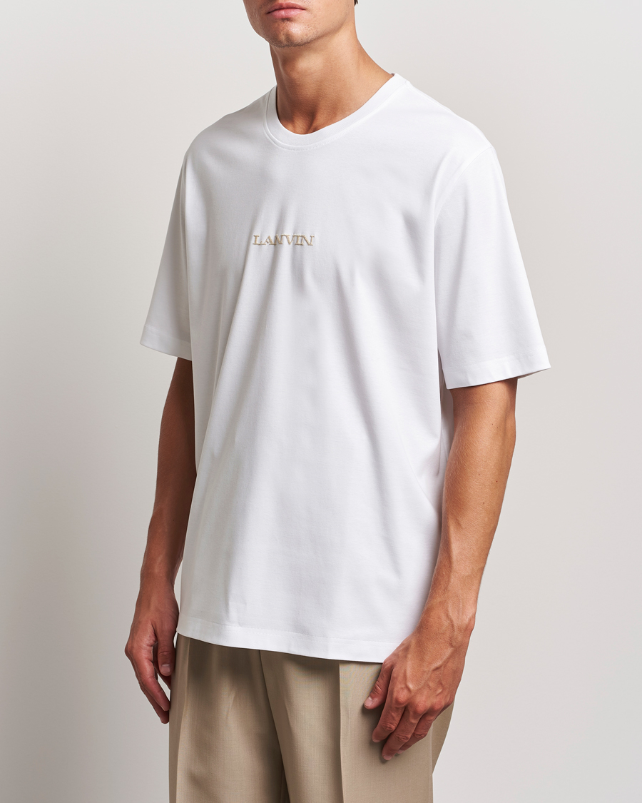 Herr |  | Lanvin | Embroidered Logo T-Shirt White