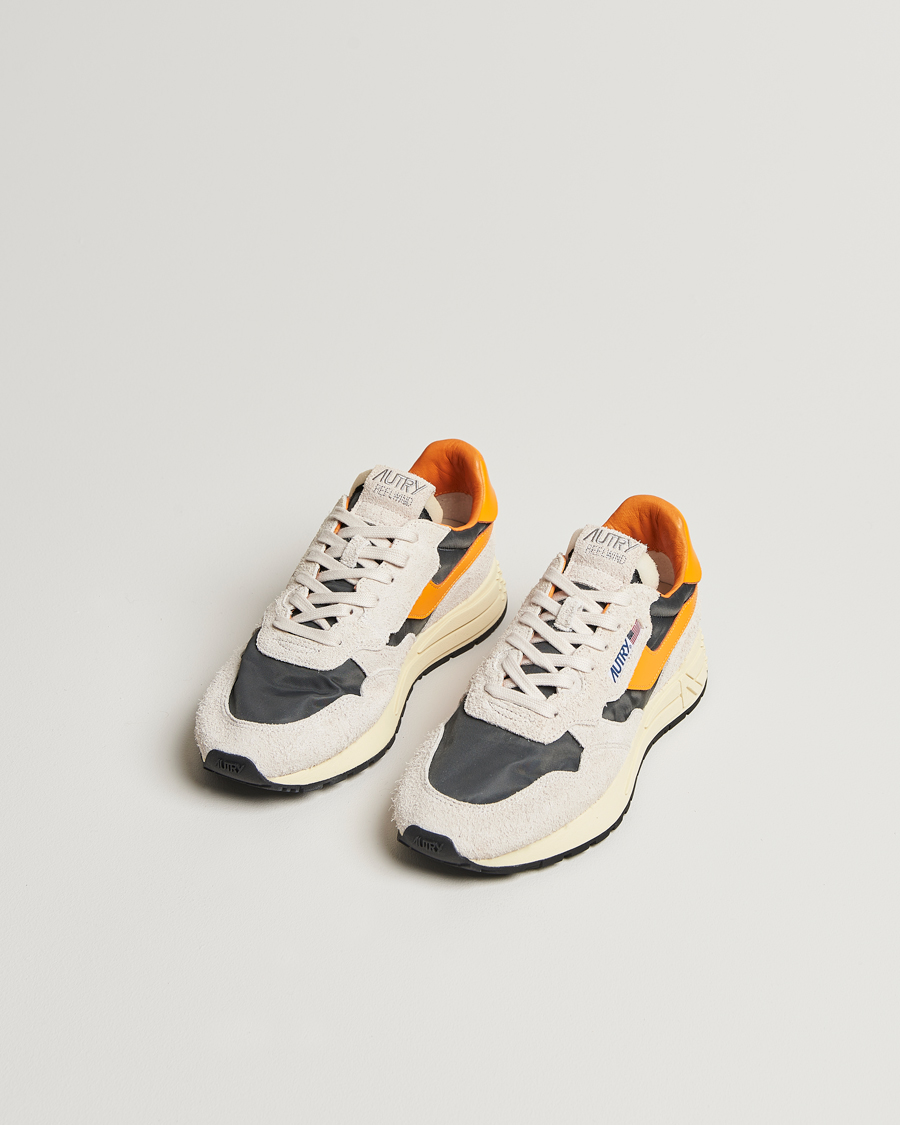 Herr | Sneakers | Autry | Reelwind Running Sneaker White/Grey/Orange