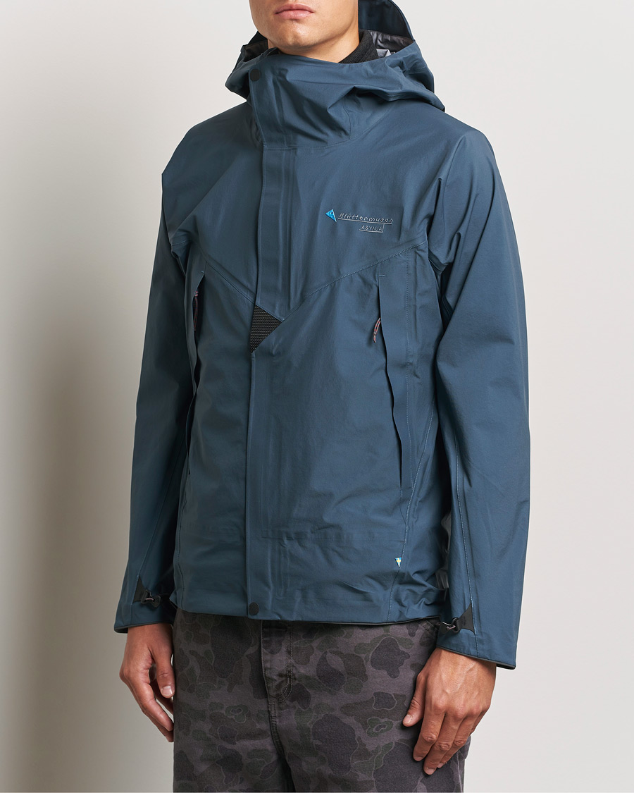 Herr | Vårjackor herr | Klättermusen | Asynja Lightweight Waterproof Jacket Midnight Blue