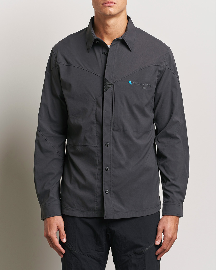 Herr | Active | Klättermusen | Garm Technical Outdoor Shirt Raven