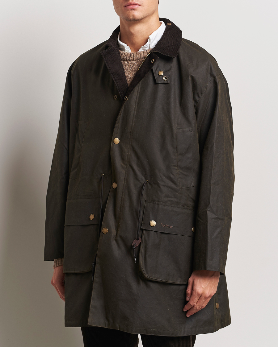 Herr |  | Barbour Heritage | Bedale Wax Trench Coat Olive