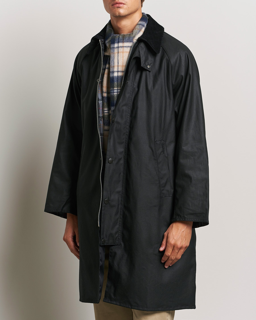 Herr | Klassiska jackor | Barbour Heritage | Modfied Exmoore Wax Coat Black