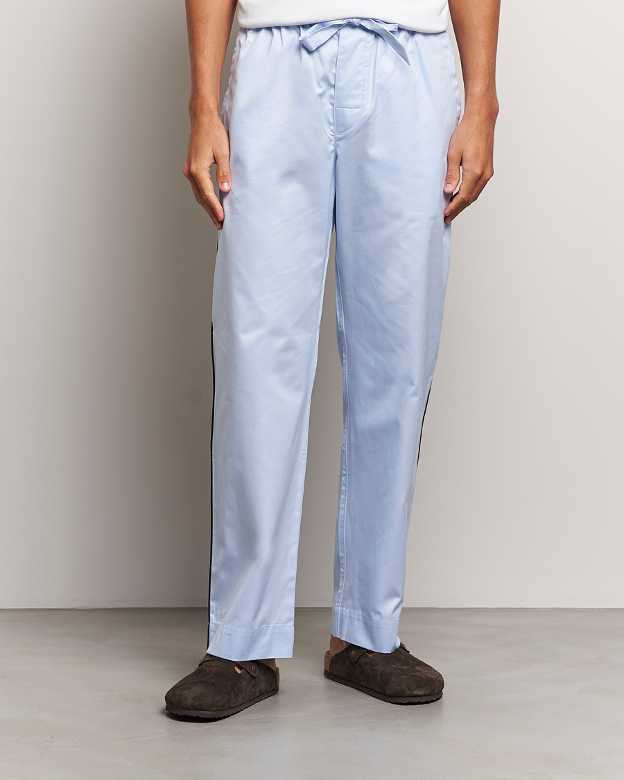 Herr | Pyjamasbyxor | Tekla | Sateen Pyjama Pants Bellhop Blue