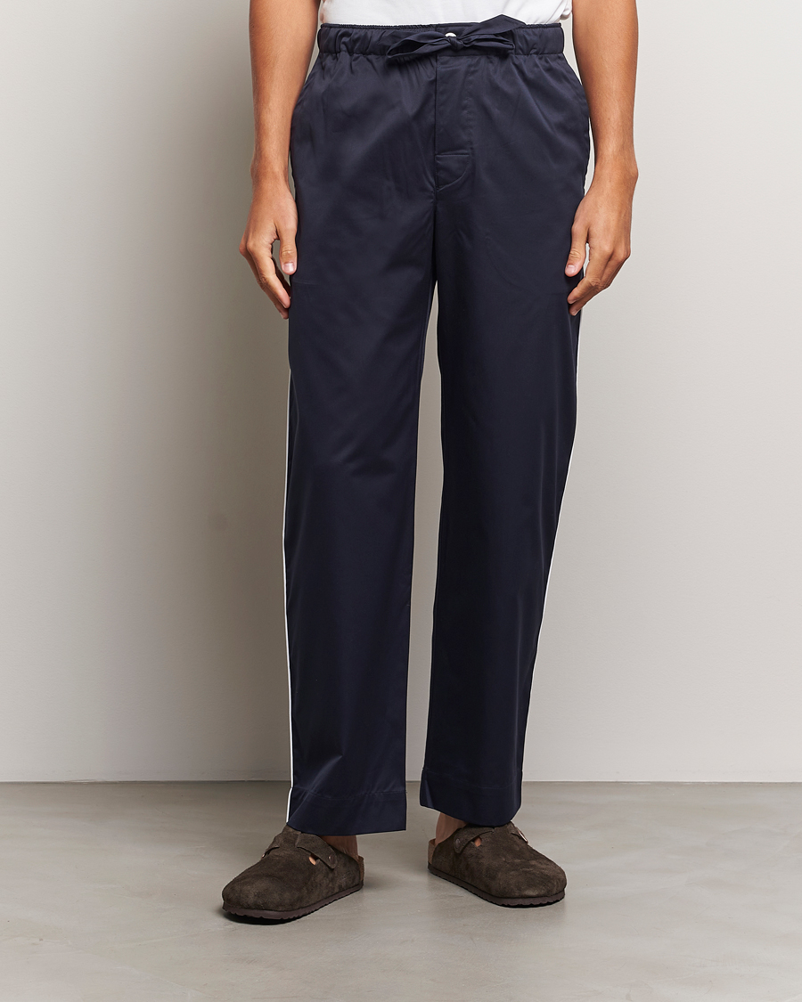 Herr |  | Tekla | Sateen Pyjama Pants Chelsea Navy