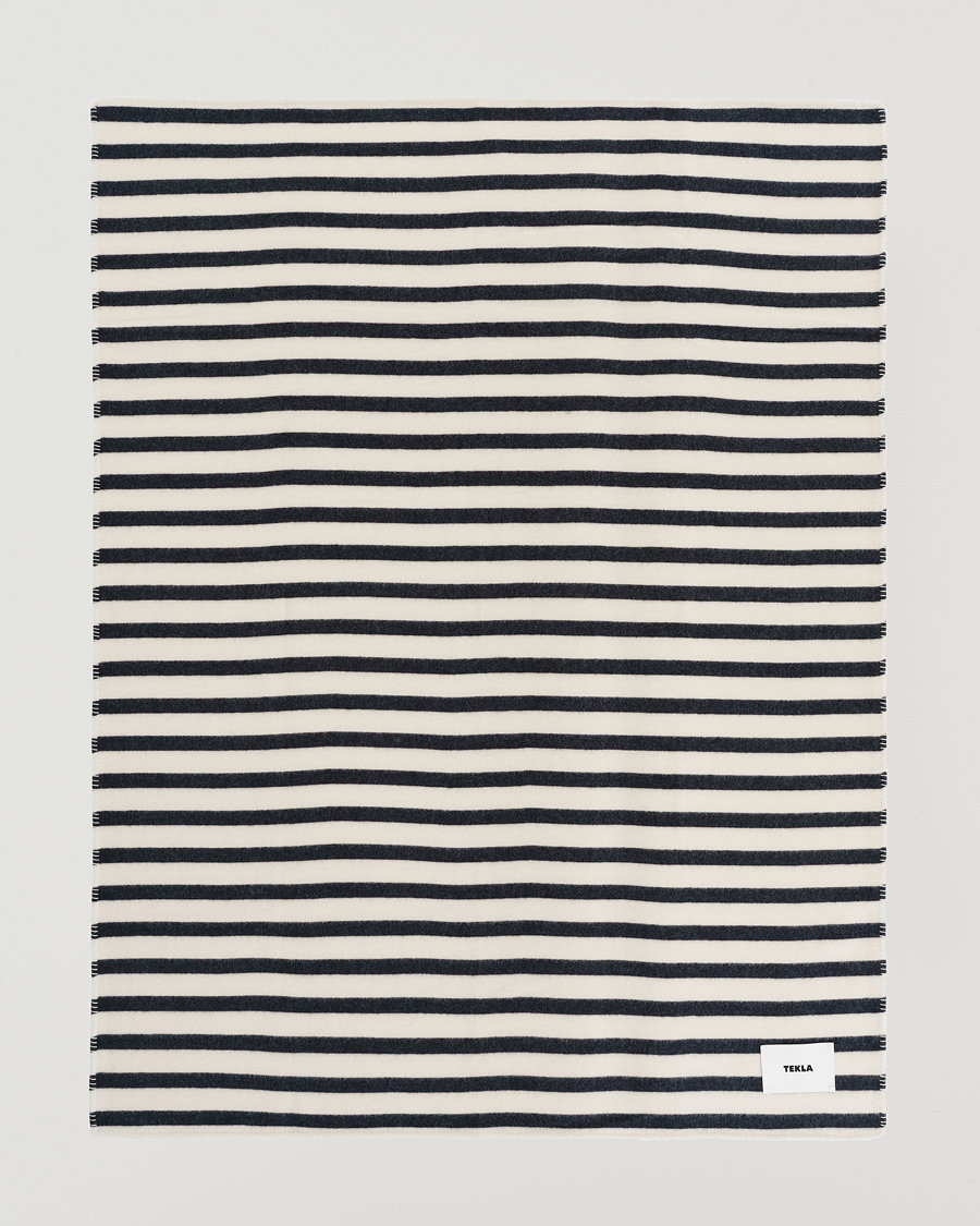 Herr |  | Tekla | Lambswool Blanket Magpie Stripes