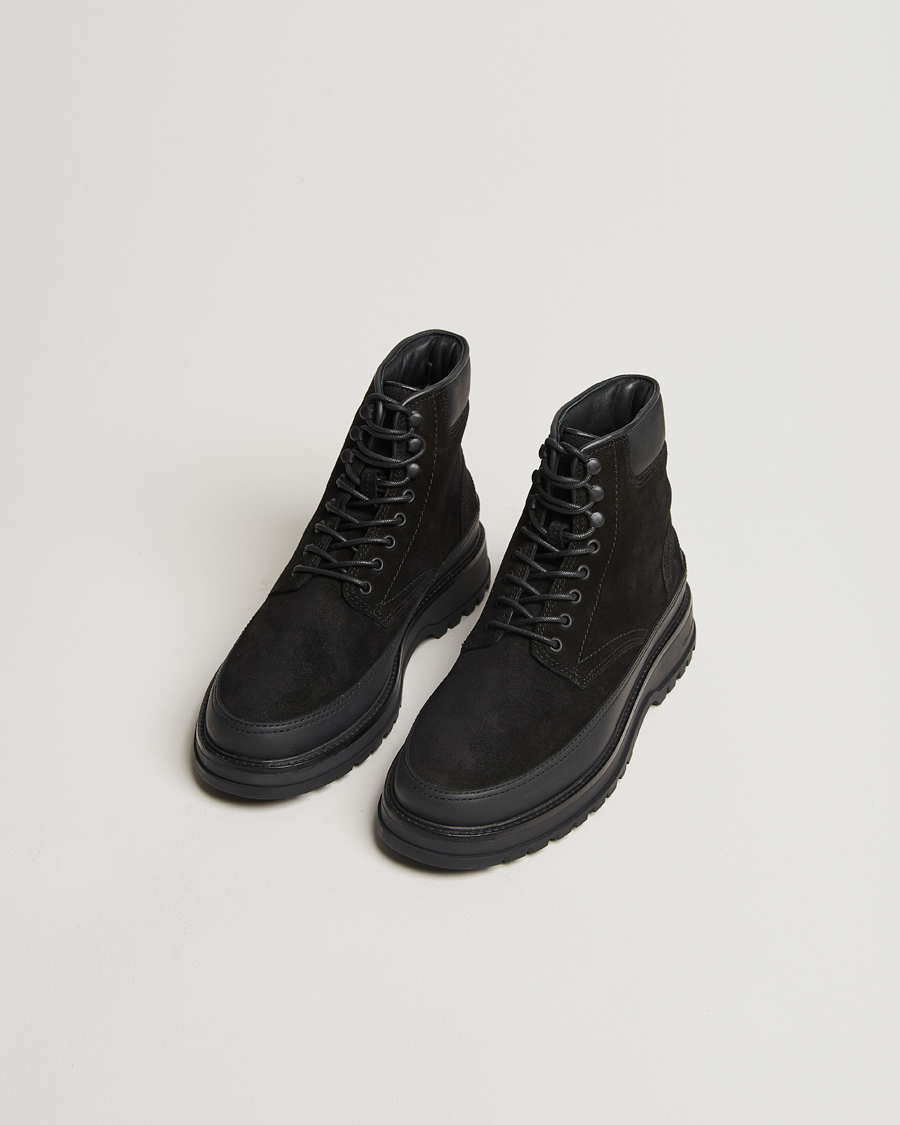 Herr |  | GANT | Clefton Felt Lined Suede Boot Black