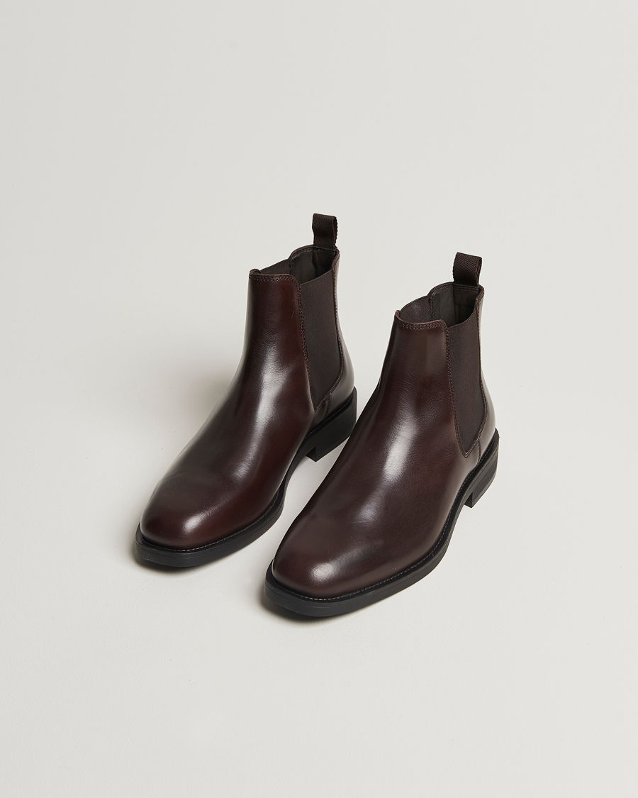 Herr | Skor | GANT | Rizmood Leather Chelsea Boot Dark Brown