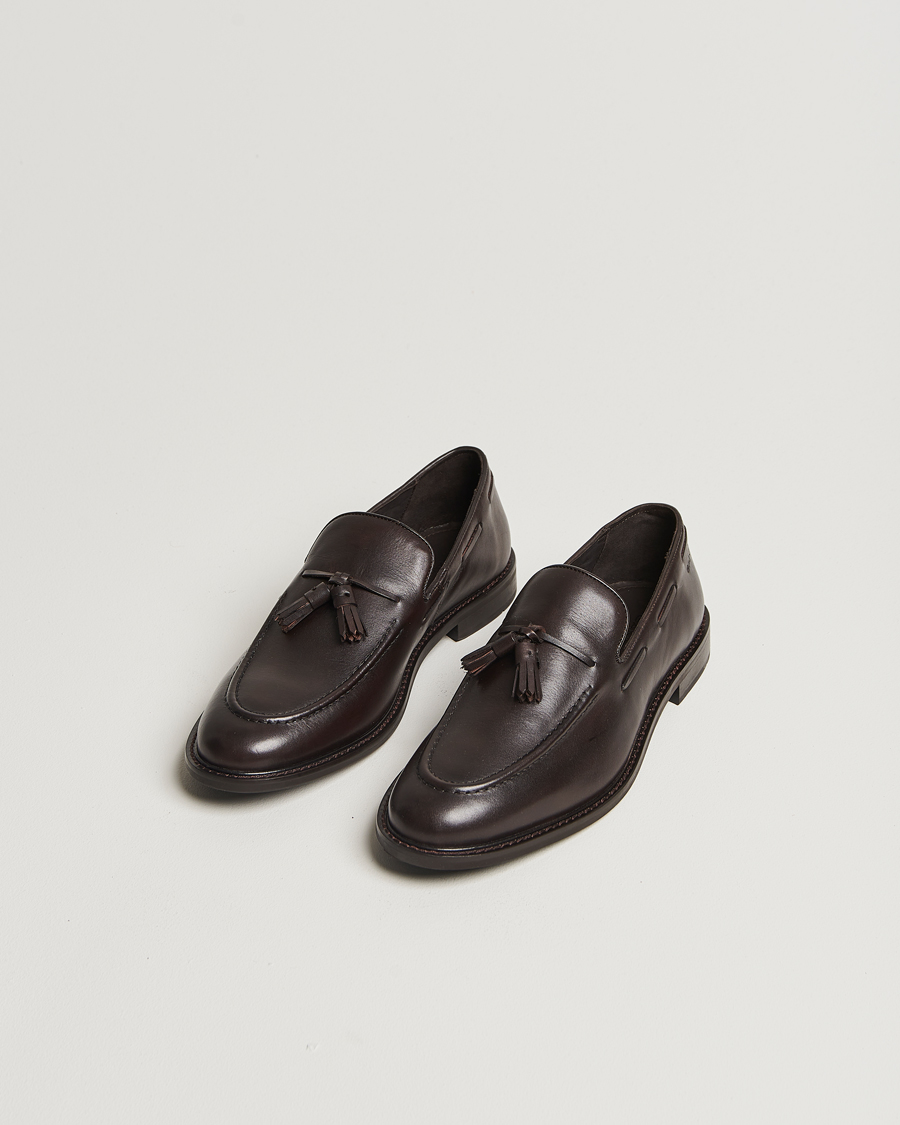 Herr | Skor | GANT | Lozham Leather Tassle Loafer Dark Brown