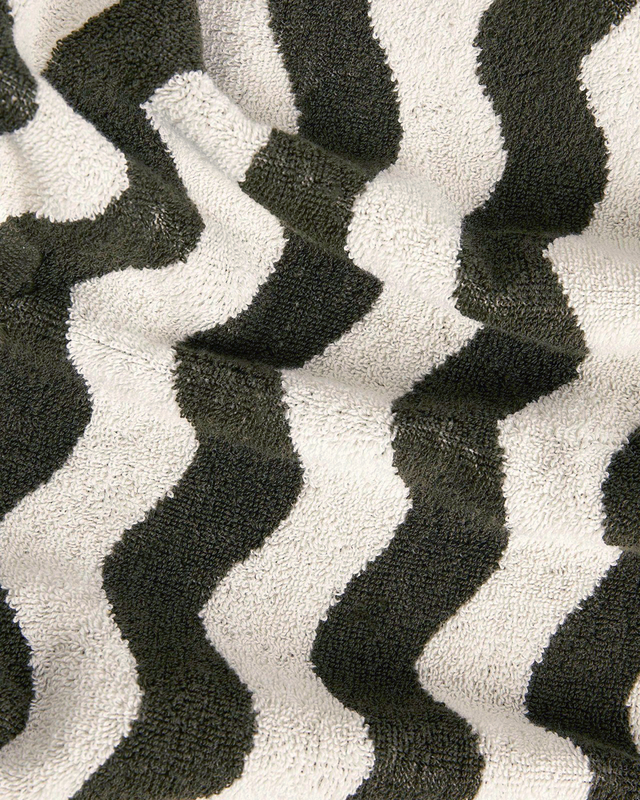 Herr | OAS | OAS | Forest Waver Towel Green/White