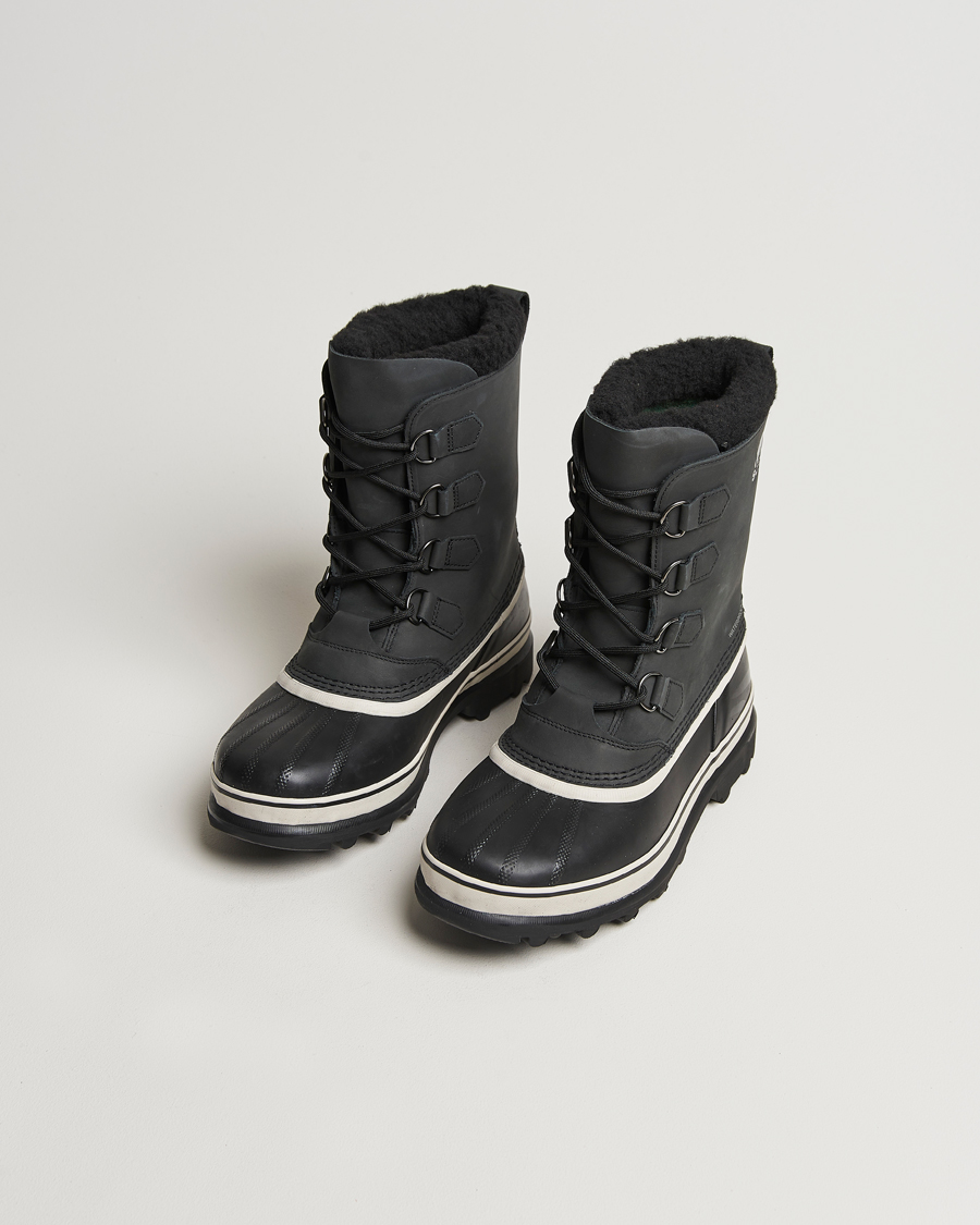 Herr | Sorel | Sorel | Caribou WP Felt Lined Leather Boots Black