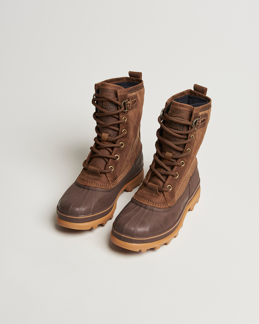 Herr | Active | Sorel | Caribou Royal WP Canvas Boots Velvet Tan