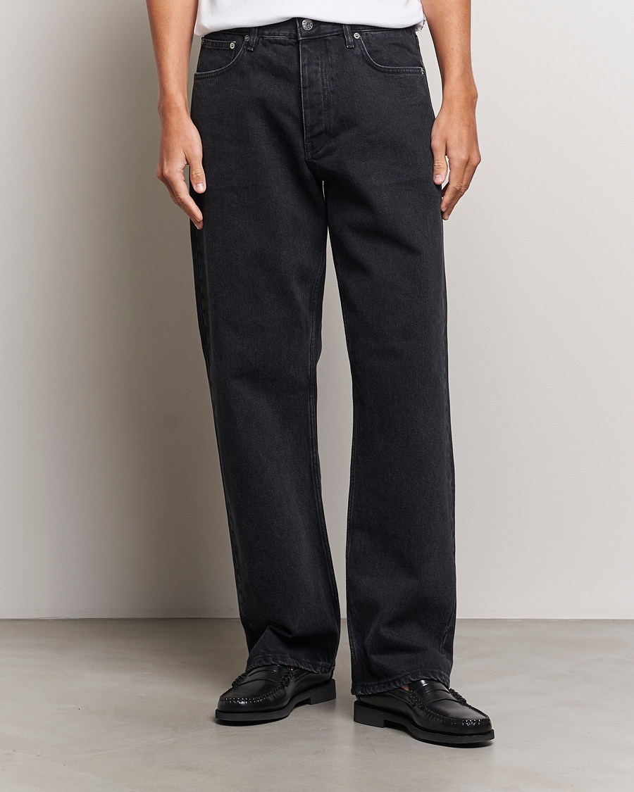 Herr | Relaxed fit | Sunflower | Loose Jeans Black Wash 2