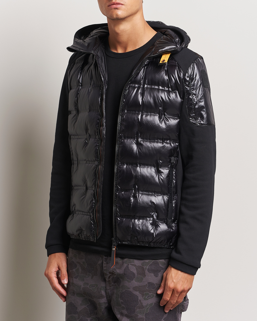 Herr |  | Parajumpers | Gyles Piquet Puffer Hybrid Jacket Black