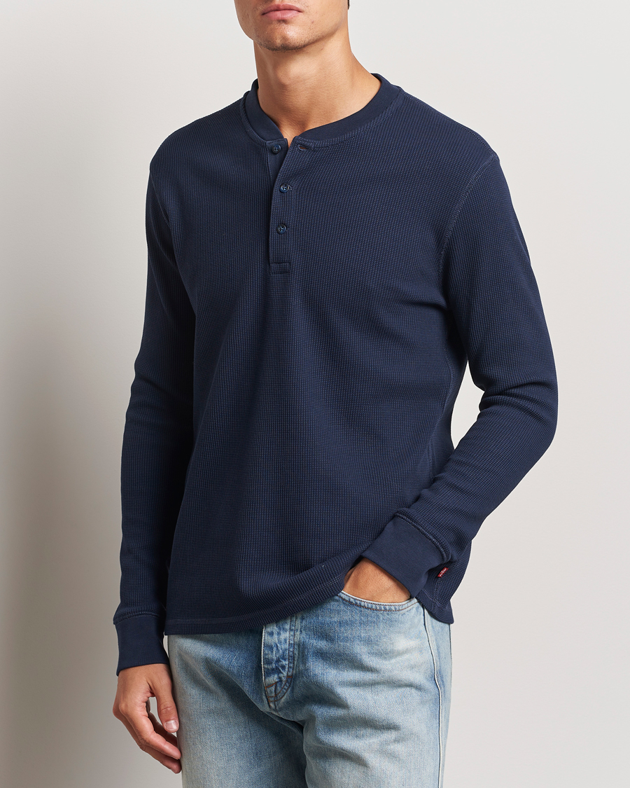 Herr |  | Levi\'s | Thermal Henley Navy Blazer