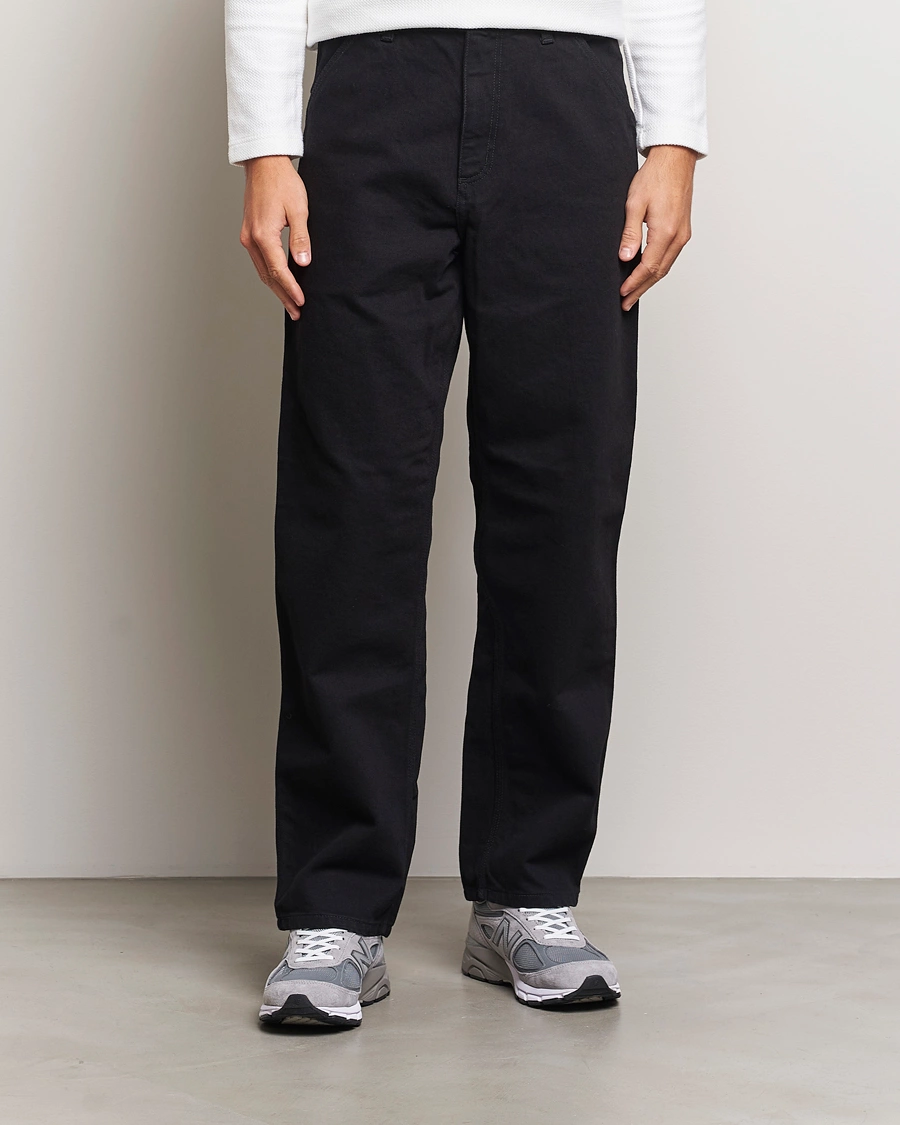 Herr |  | Carhartt WIP | Single Knee Smith Denim Pants Black Rinsed