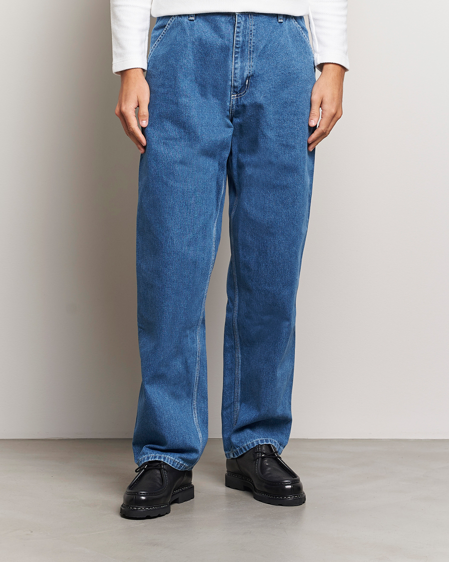 Herr |  | Carhartt WIP | Simple Pant Norco Denim Blue Stone Washed