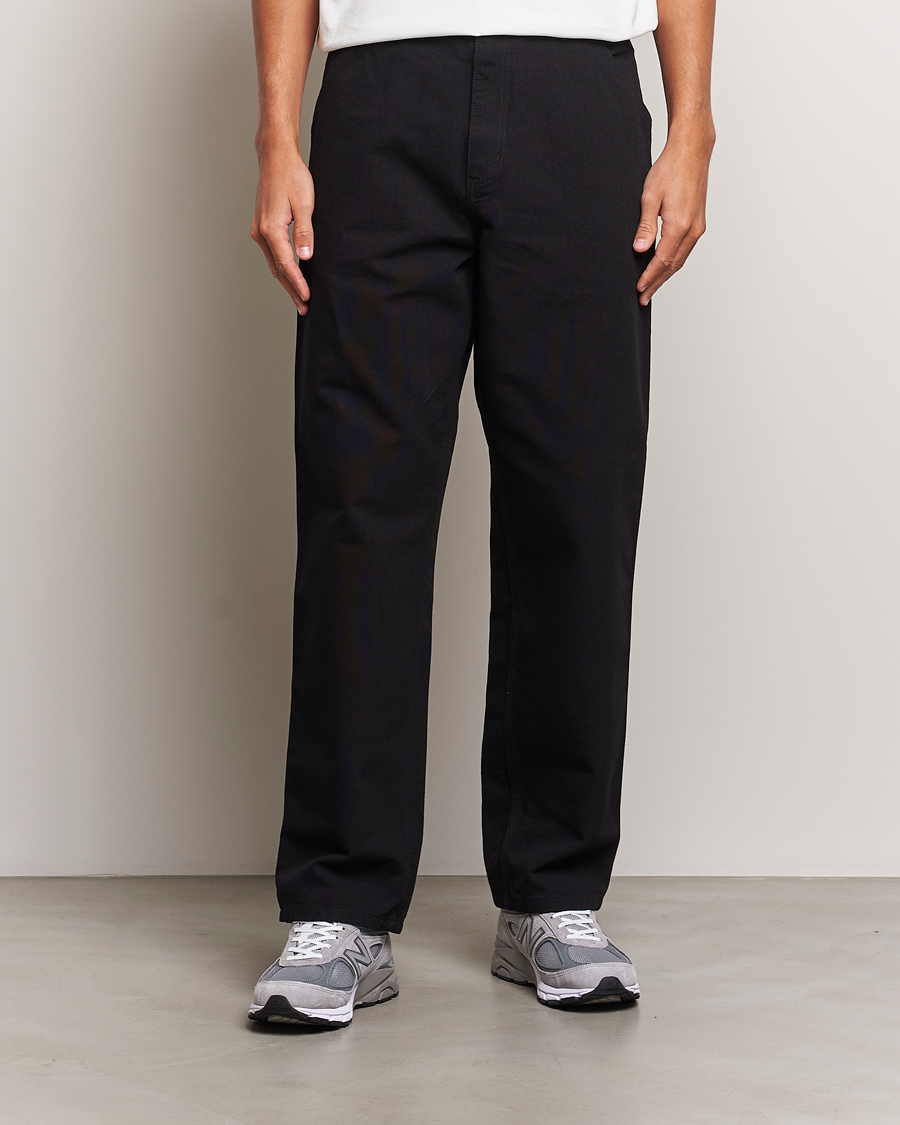 Herr | Byxor | Carhartt WIP | Single Knee Pants Dearborn Canvas Black