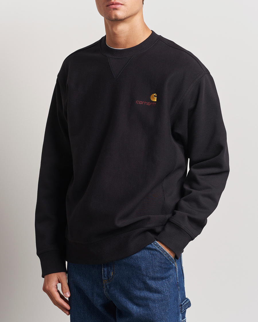 Herr |  | Carhartt WIP | American Script Sweatshirt Black