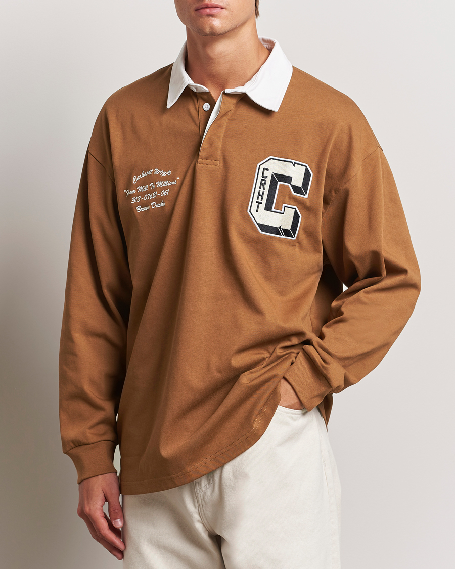 Herr | Kläder | Carhartt WIP | Brown Ducks Rugby Shirt Hamilton Brown