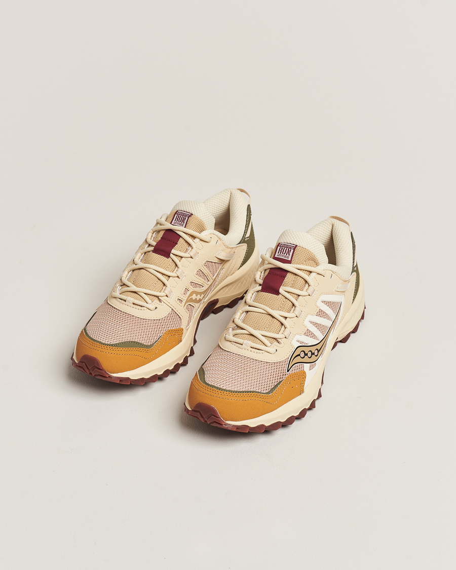 Herr |  | Saucony | Grid Peak Trail Sneaker Tan/Chino Green