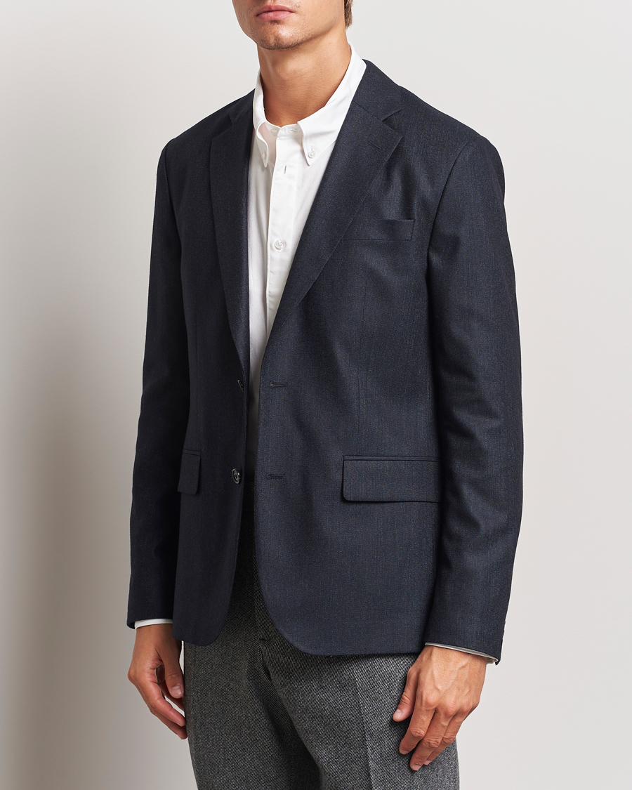 Herr |  | J.Lindeberg | Elton Unlined Cash Stretch Flannel Blazer Navy