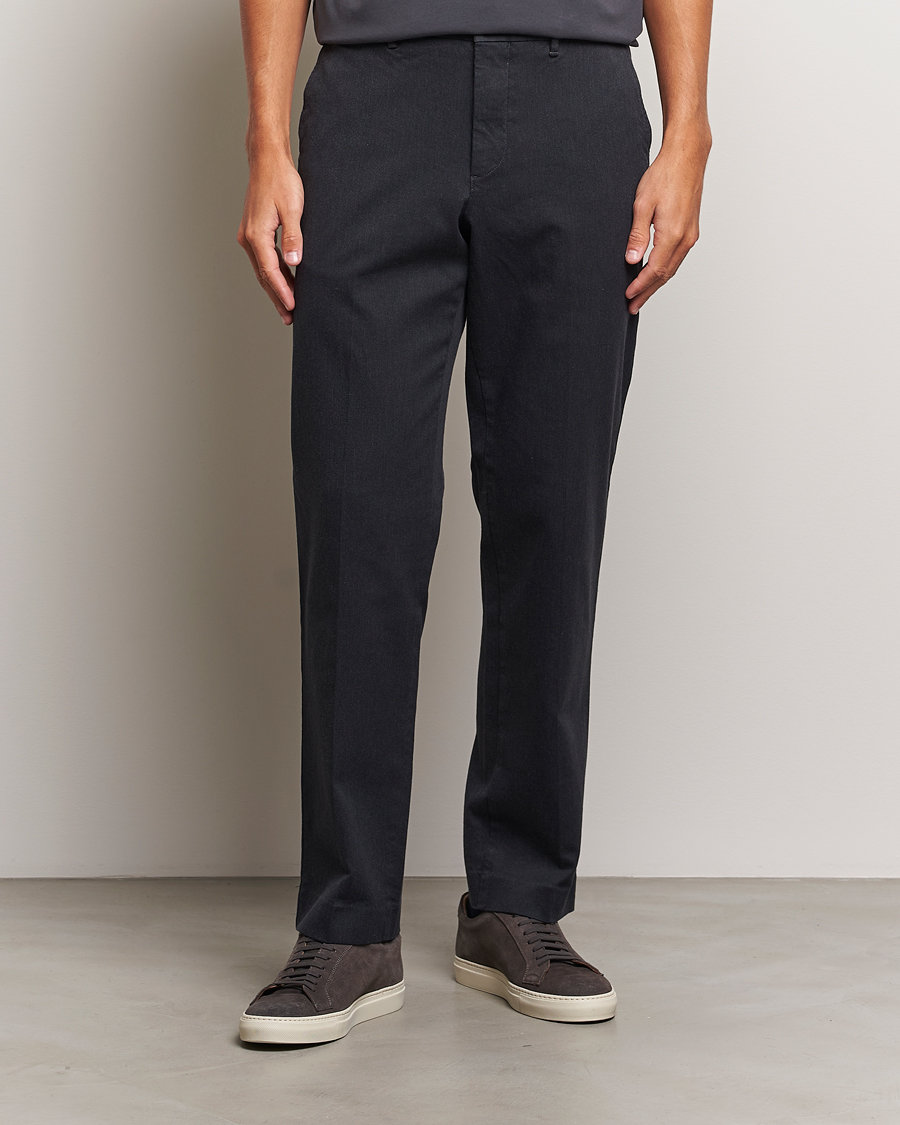 Herr | Business & Beyond - Casual | J.Lindeberg | Lois Flannel Twill Pants Dark Grey