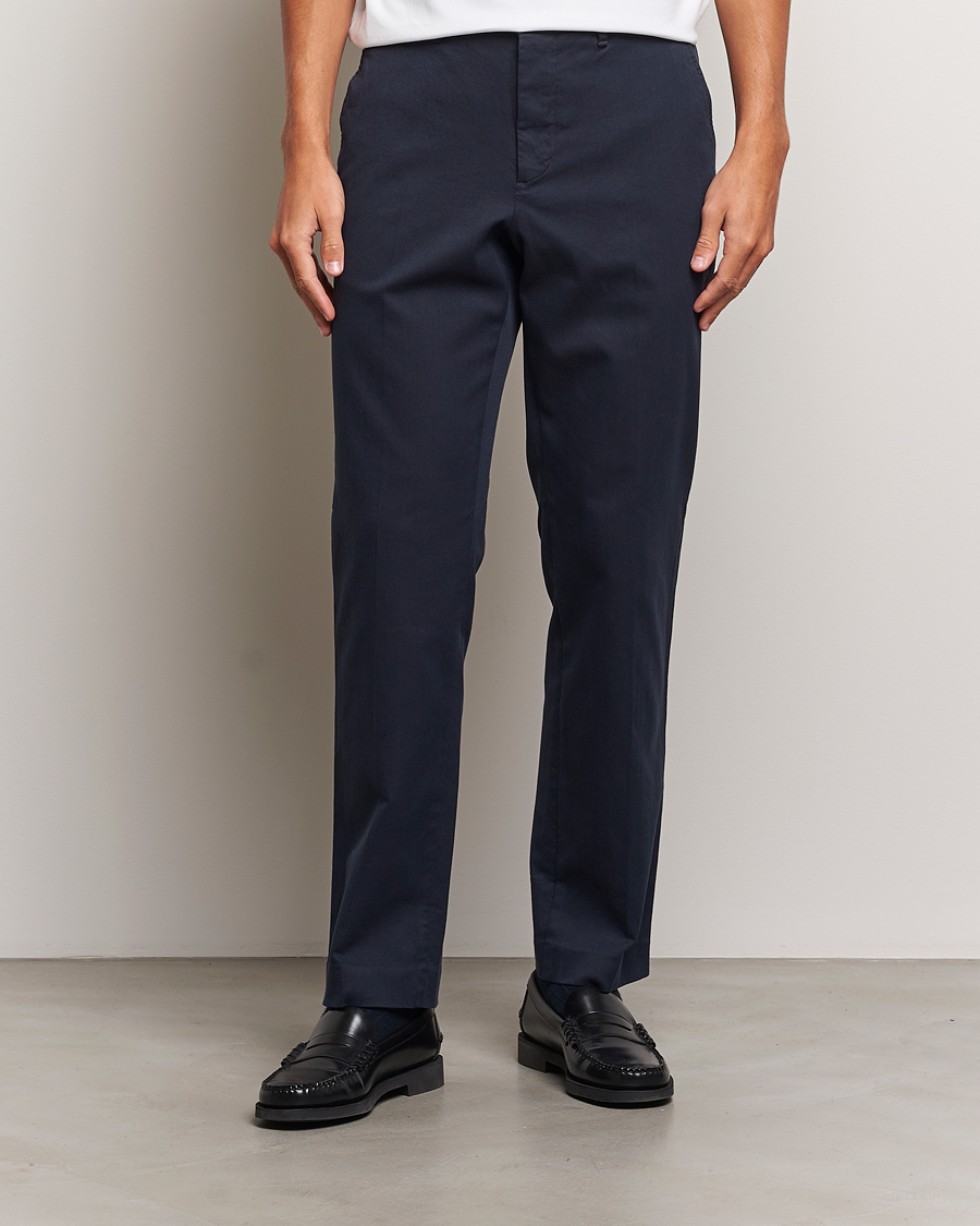 Herr | Business & Beyond - Casual | J.Lindeberg | Lois Flannel Twill Pants Navy