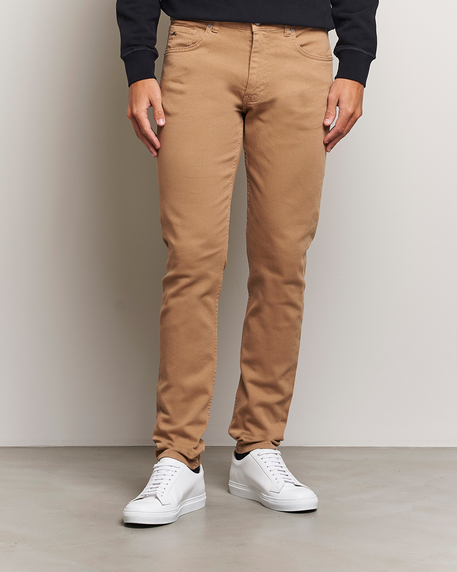 Herr |  | J.Lindeberg | Jay Solid Twill Stretch Jeans Tiger Brown