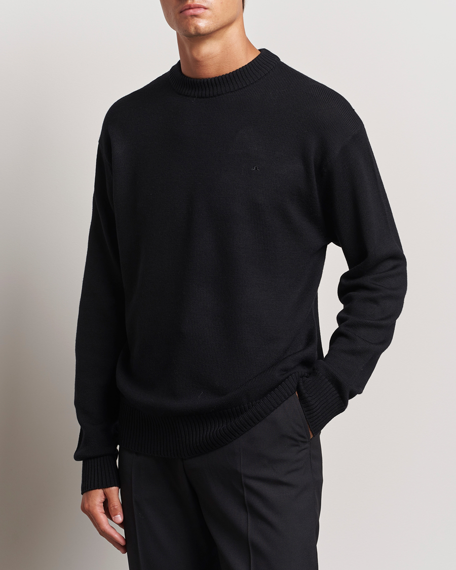 Herr |  | J.Lindeberg | Kino Merino Crew Neck Black