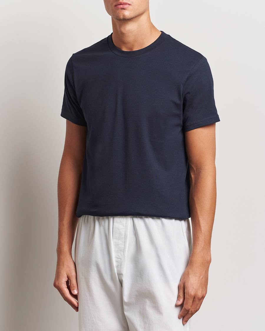 Herr |  | Bread & Boxers | Crew Neck Regular T-Shirt Dark Navy