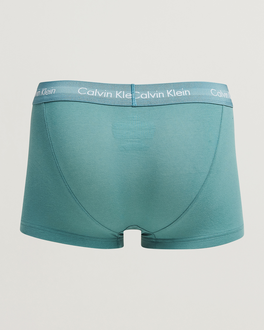 Herr |  | Calvin Klein | Cotton Stretch 3-Pack Low Rise Trunk Black/Grey/Green