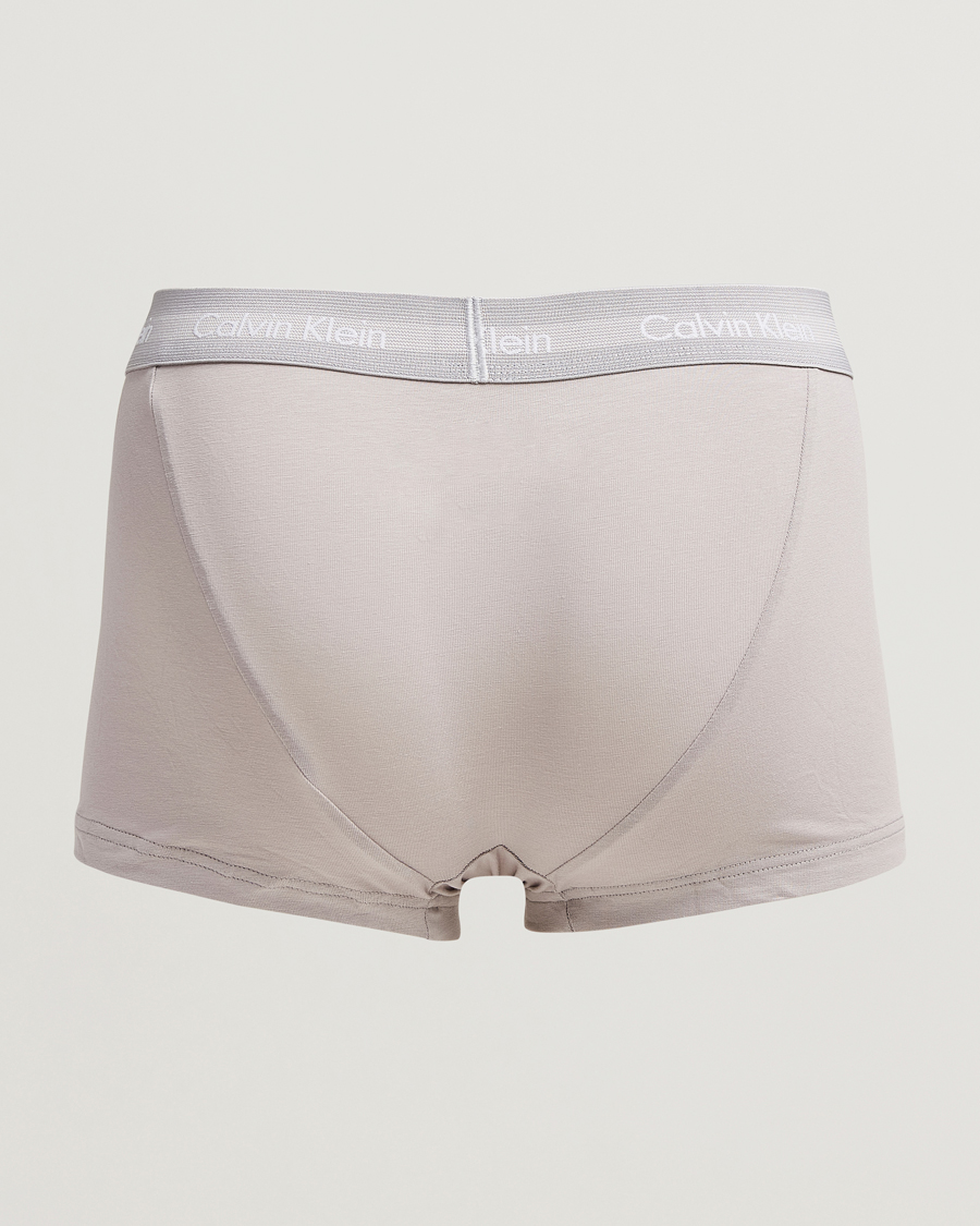 Herr |  | Calvin Klein | Cotton Stretch 3-Pack Low Rise Trunk Black/Blue/Grey