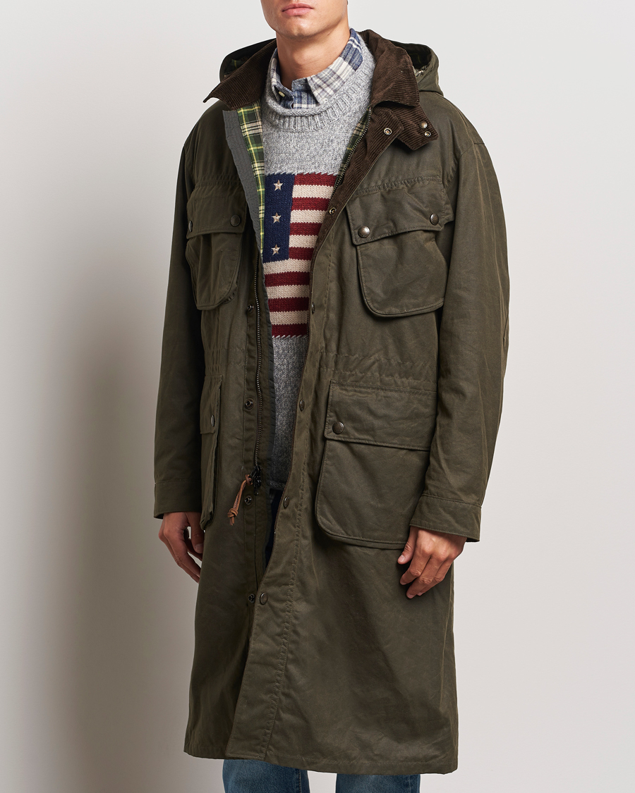 Herr |  | Polo Ralph Lauren | Stewart Belted Coat Oil Cloth Green