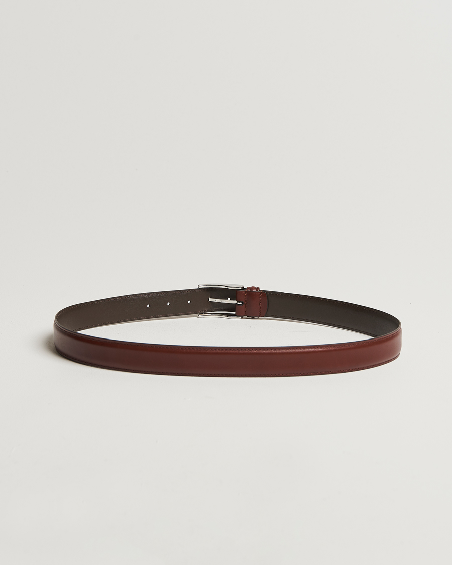 Herr |  | Anderson\'s | Leather Suit Belt 3 cm Brown