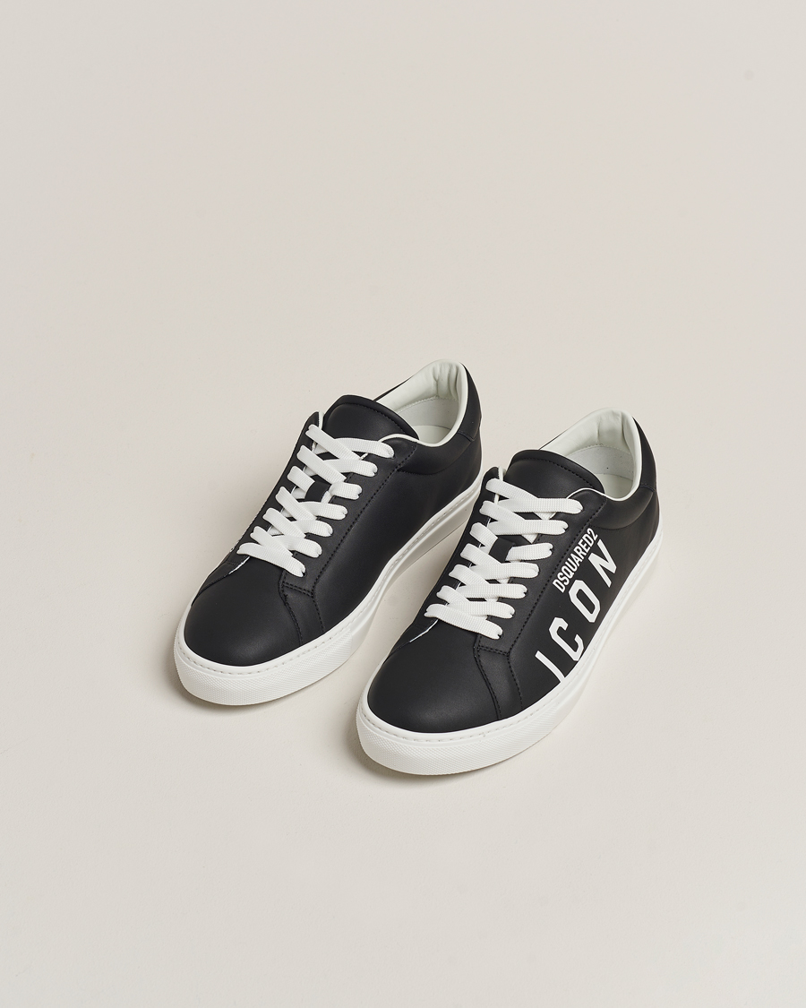 Herr |  | Dsquared2 | Icon Leather Sneaker Black