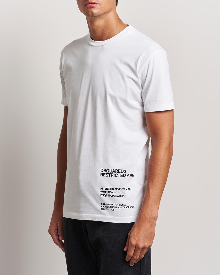 Herr | Nya produktbilder | Dsquared2 | Cool Fit T-Shirt White