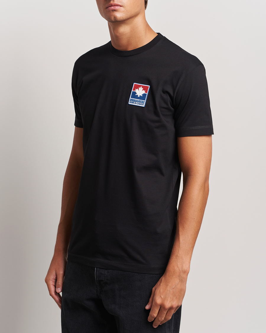 Herr | Nya produktbilder | Dsquared2 | Cool Fit Leaf T-Shirt Black