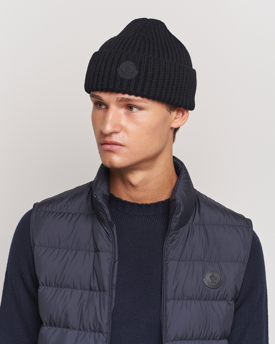 Herr |  | Moncler | Tonal Logo Beanie Black