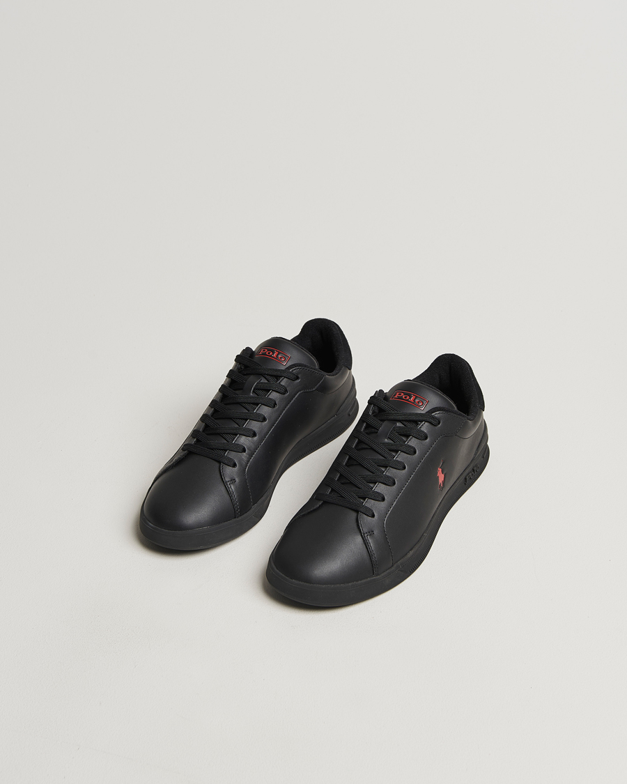 Herr |  | Polo Ralph Lauren | Heritage Court II High Sneaker Black/Red