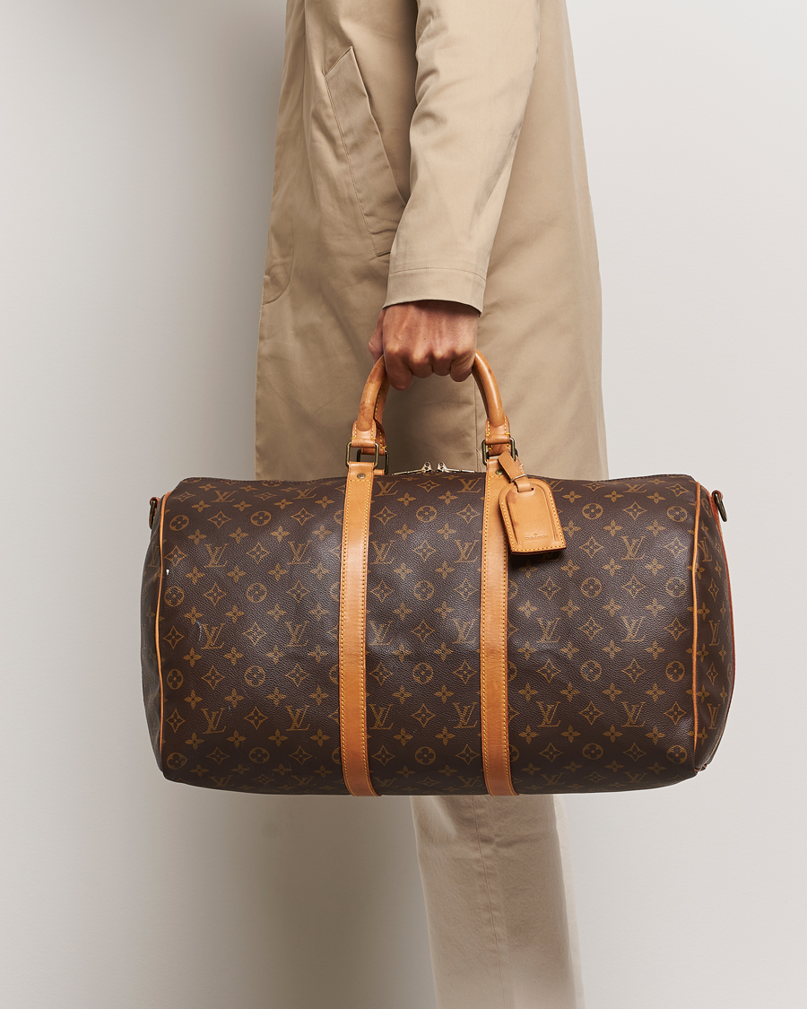 Herr | Pre-Owned & Vintage Bags | Louis Vuitton Pre-Owned | Keepall Bandoulière 50 Bag Monogram 