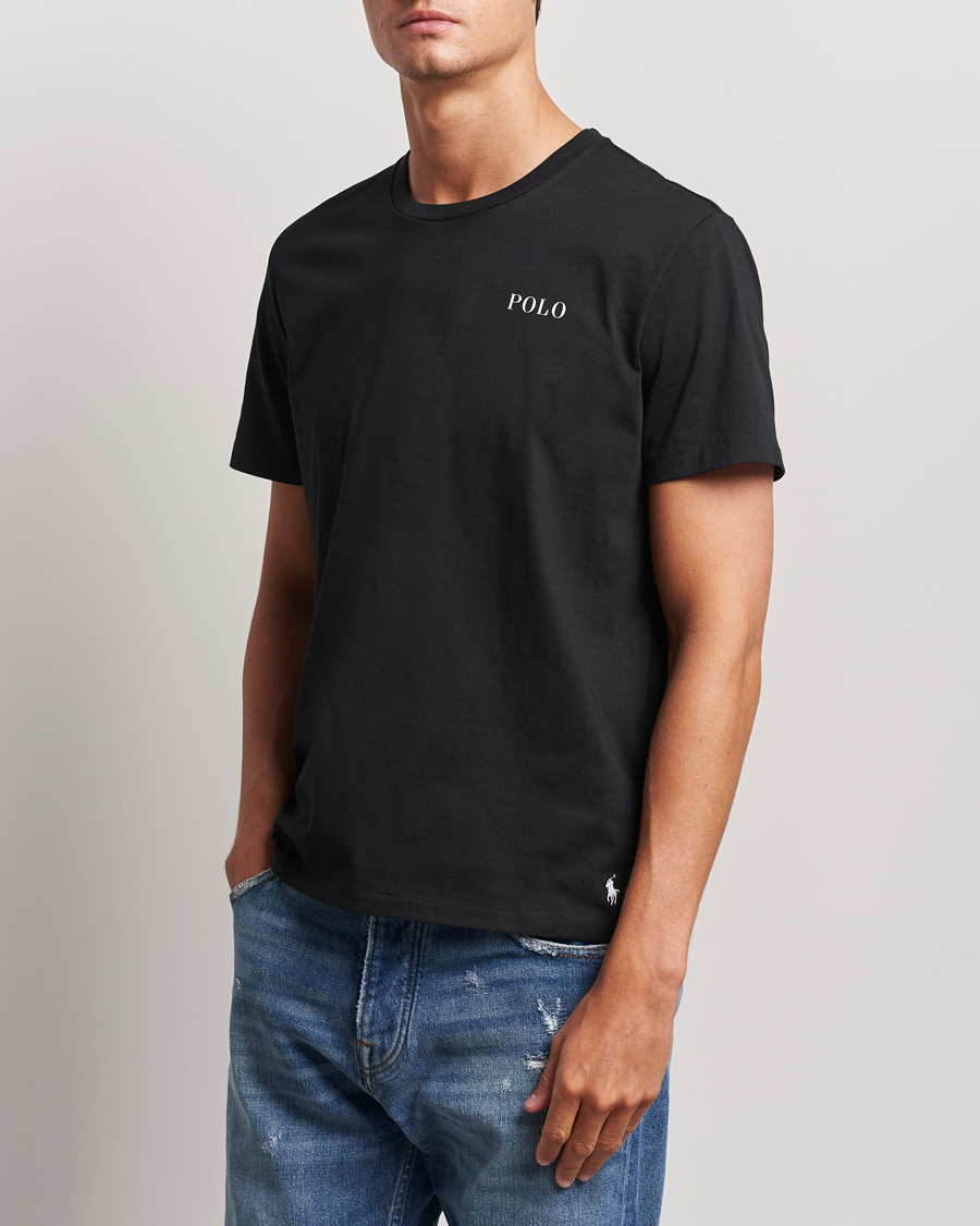 Herr |  | Polo Ralph Lauren | Logo Cotton Jersey Sleep T-Shirt Black