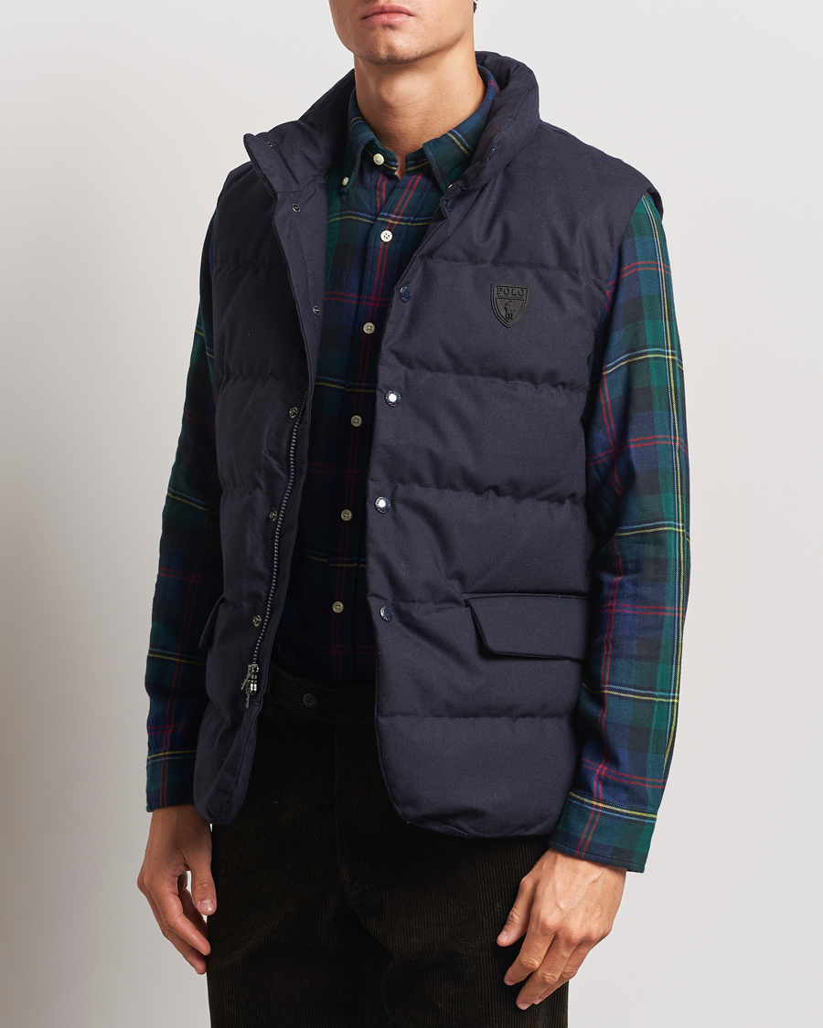 Herr |  | Polo Ralph Lauren | Dunn Wool Vest Collection Navy