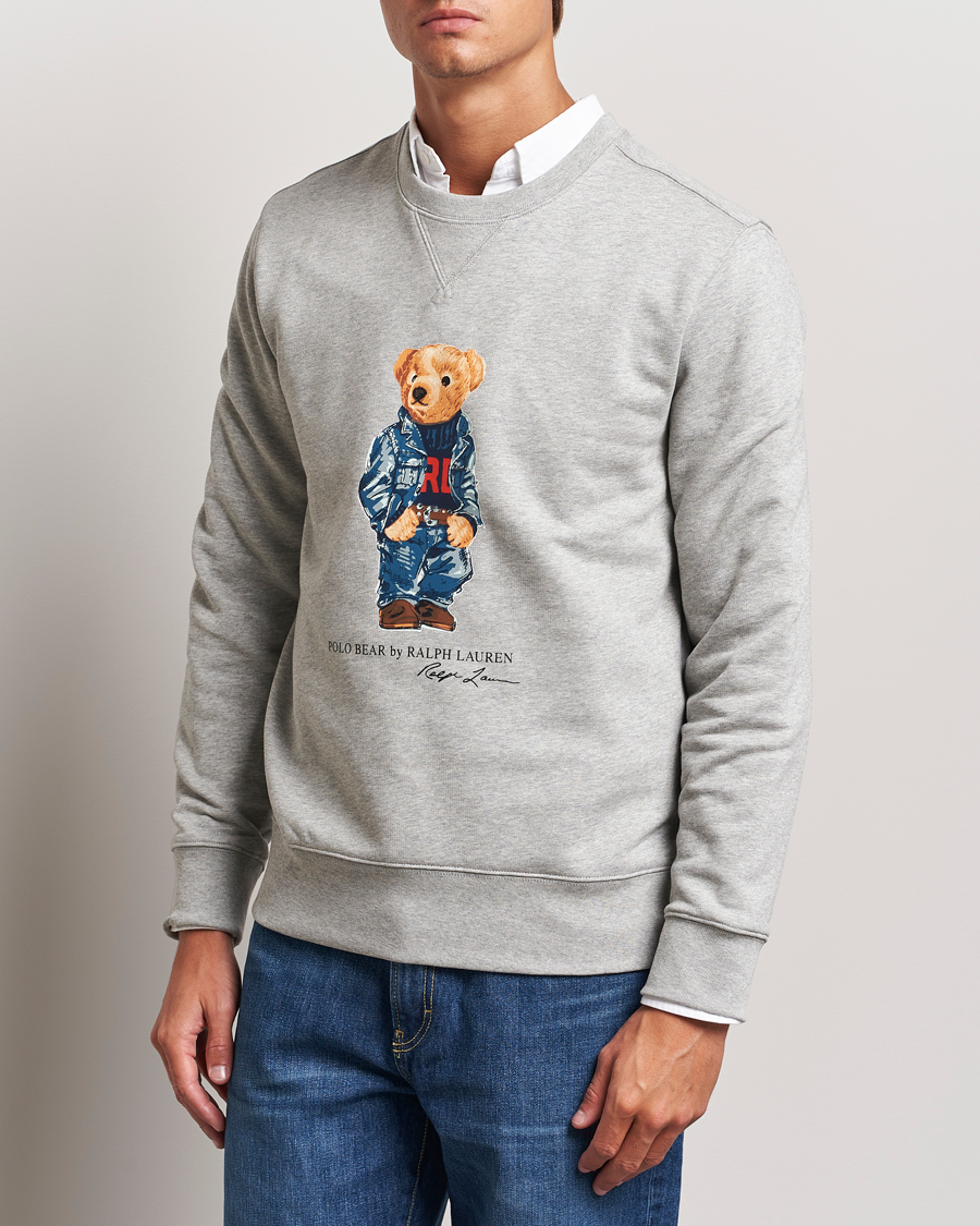 Herr |  | Polo Ralph Lauren | Crew Neck Sweatshirt Andover Heather Denim Bear